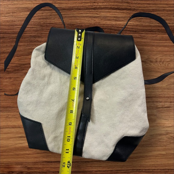 Canvas Backpack Deux Lux Black Accent‎ Casual Daypack Travel Bag Purse - Picture 3 of 7